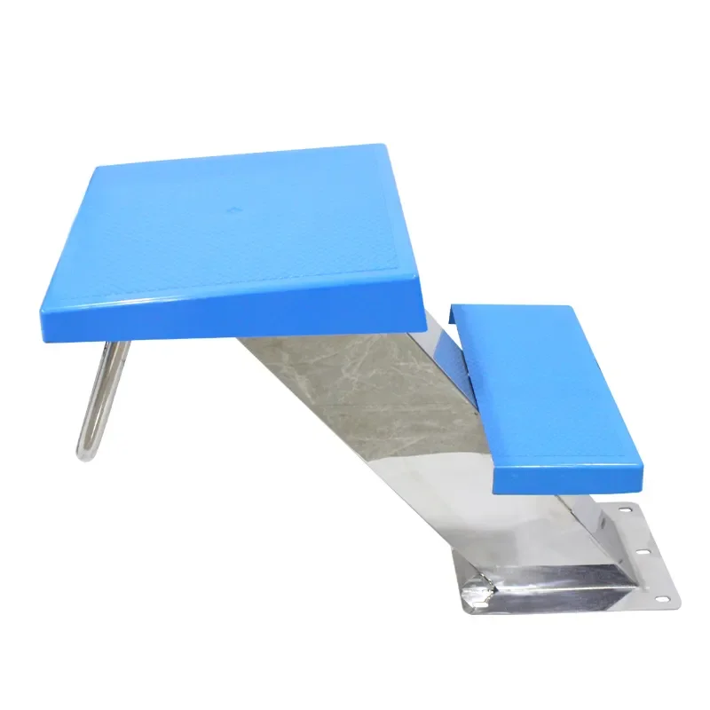 New Style Stainless Steel Two-step Swimming Pool Starting Block Strengthen Pool Diving Platform