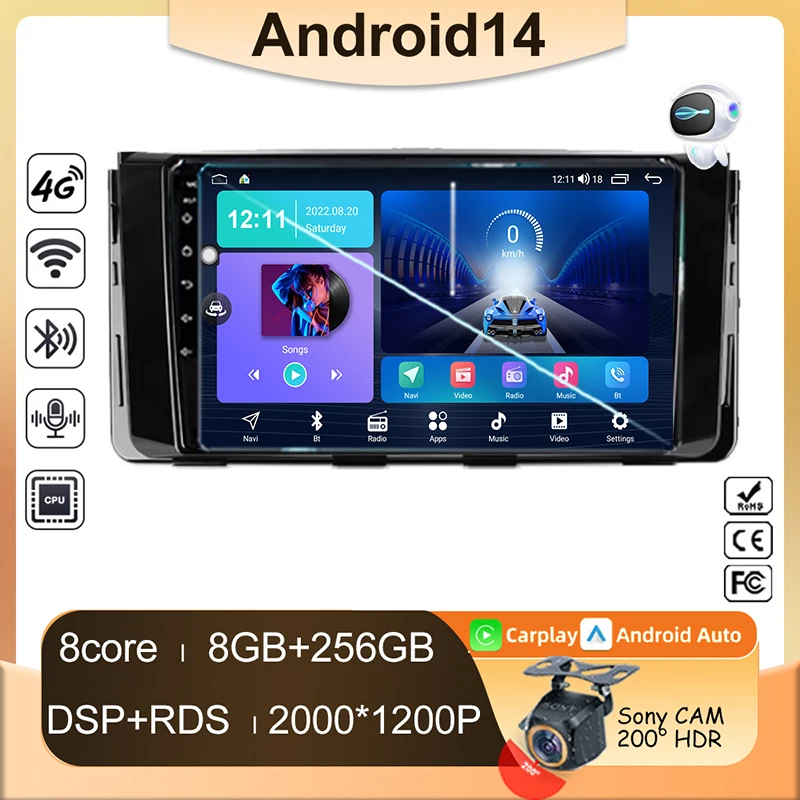 

Car Android For Hyundai H350 2015 - 2021 Auto Radio Multimedia GPS No 2din CPU Navigation 5G Monitor Video Screen Head 5G WIFI