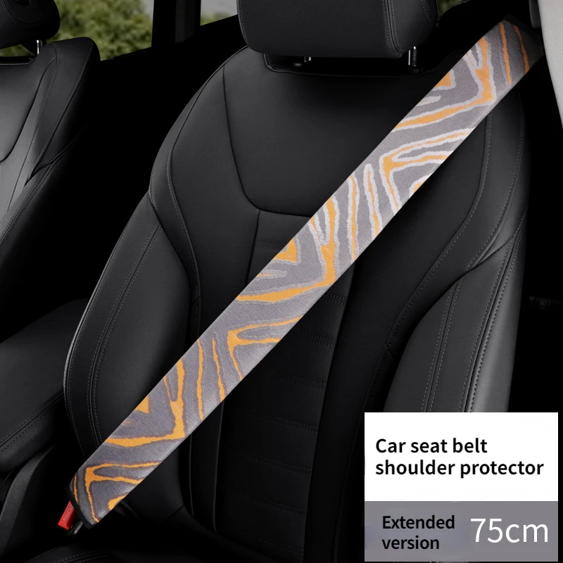 

Extended Car Seat Belt Cover Shoulder Pad Soft and Comfortable Neck Pad Protector Universal Type Auto Interior Accessories