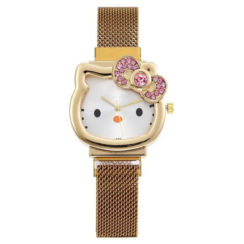 Latest Sanrio Watch Hello Kitty Casual Luxury Watch Couple Style Children\'s Gift Student Watch Quartz Watch