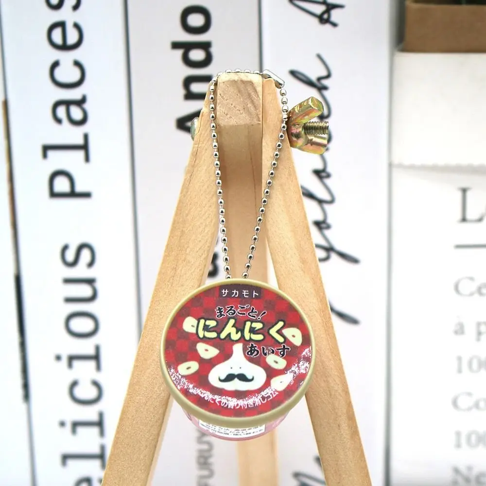 Funny Japanese Miniature Keychain Novelty Backpack Decor Decompression Vent Ice Cream Flavors Pudding Squeeze Key Ring