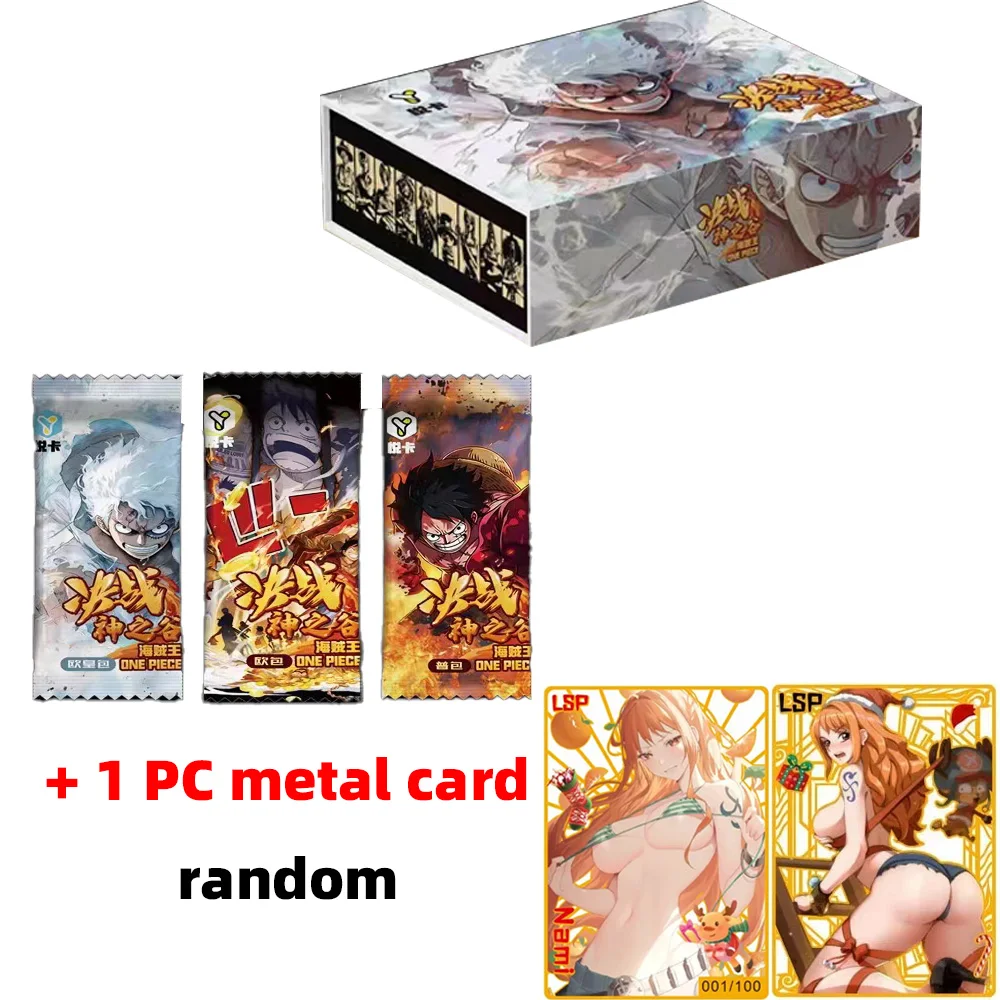 YUEKA One Piece Cards Decisive Battle Valley of God CCG CardAnime Collection Cards Board Game Toy Mistery Box