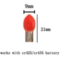 red L no battery