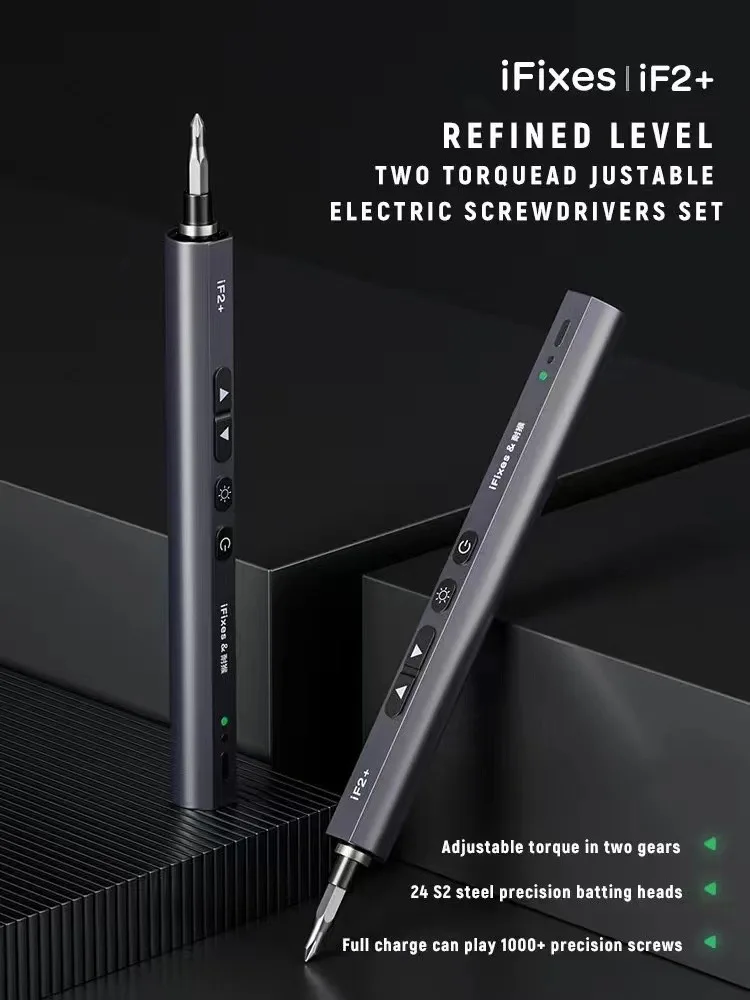 iFixes/iF2+ Automatic Screwdriver set/One Can Adjust The Torque And Brake Electric Screwdriver set/All in one Screwdriver Tools