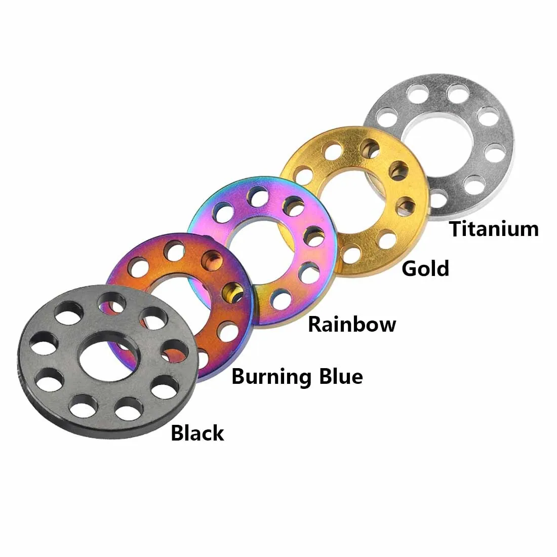 

M6 M8 M10 titanium washer flat nine-hole washer titanium drilling washer motorcycle decorative screw washer flat washer