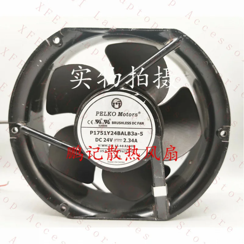

D FOR PELKO MOTORS P1751Y24BALB3a-5 DC24V 2.34A cooling fan