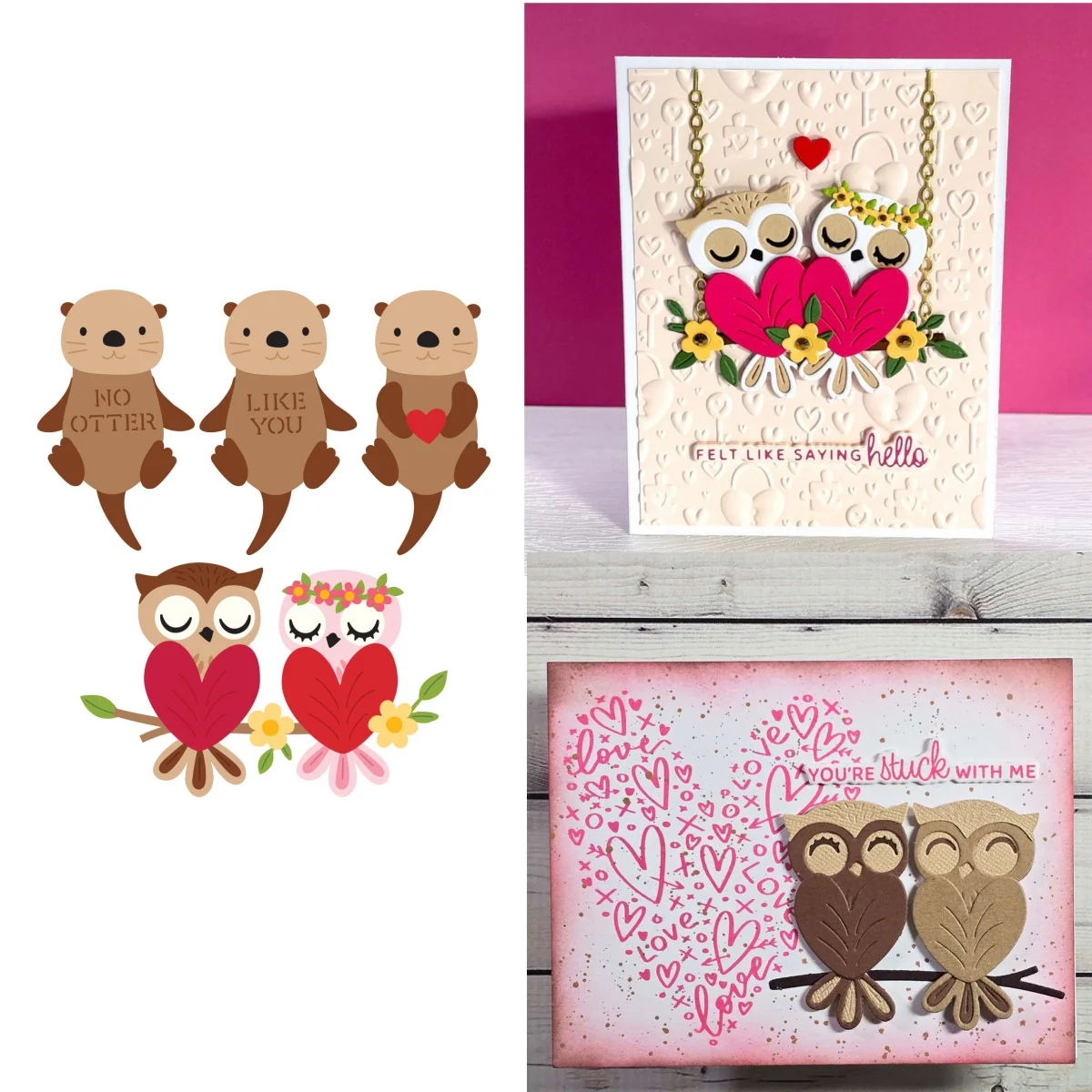 

Valentine's Day 2026 Love Better Together Metal Cutting Dies Clear Stamps Stencil Hot Foil Wax Stamper For DIY Greeting Card