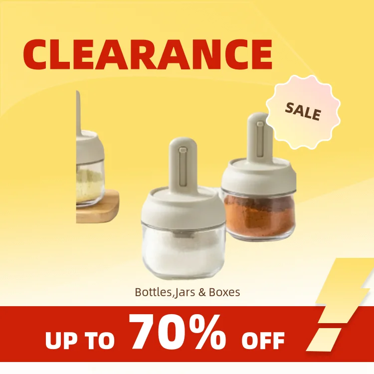 Clearance_A Retractable Seasoning Bottle Household Kitchen Seasoning Jar Subcontainer Salt Paprika Sealed Convenient Storage Box