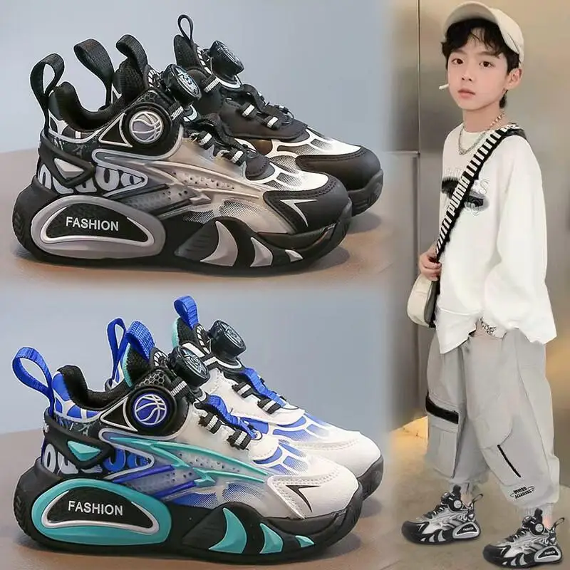 

Kawaii повседневная обувь, детская обувь, баскетбольная обувь для мальчиков, кожаная непромокаемая детская спортивная обувь для бега для школьников