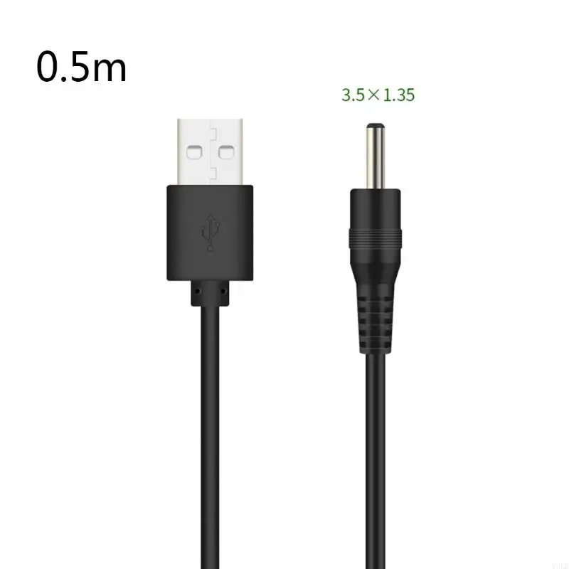 T3LB USB Charging Cable Cord Universal USB to for DC 5.5x2.1 5.5x2.5 3.5x1.35 4.0x1.7 2.5x0.7 Power Supply Cable