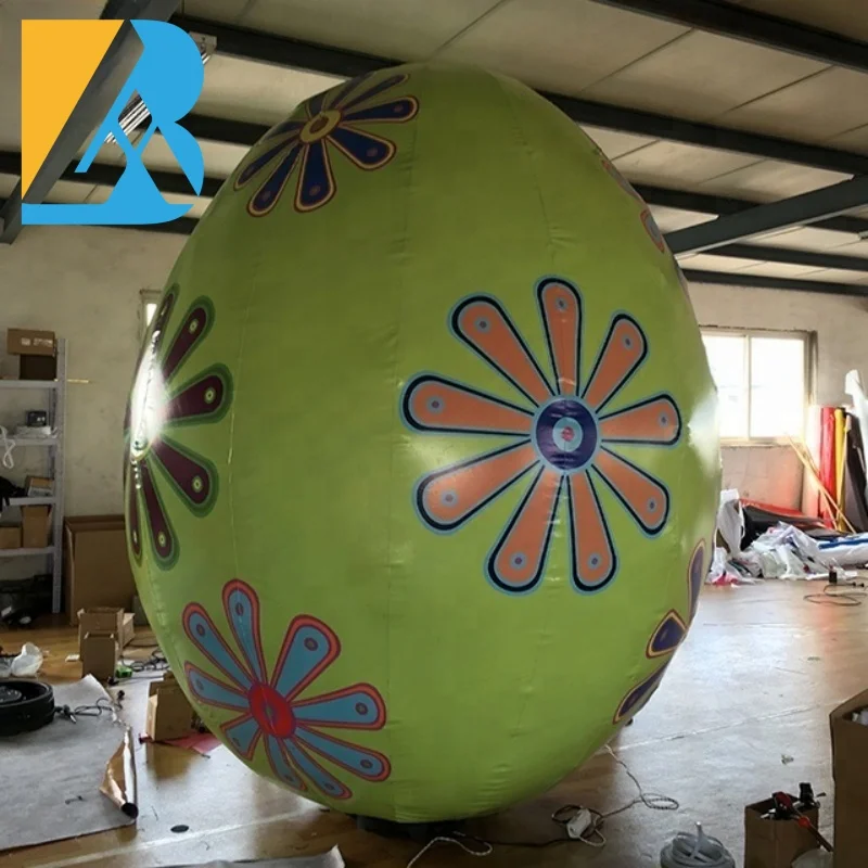 Custom Made Event Supply Large Inflatable Easter Egg for City Festivals Toys