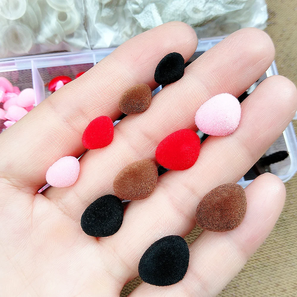 70pcs-Box Plastic Safety Nose For Crochet Toys Knitting Dolls Amigurumi Crafts Pink/Red/Black/Brown Nose Animal For Teddy Bear