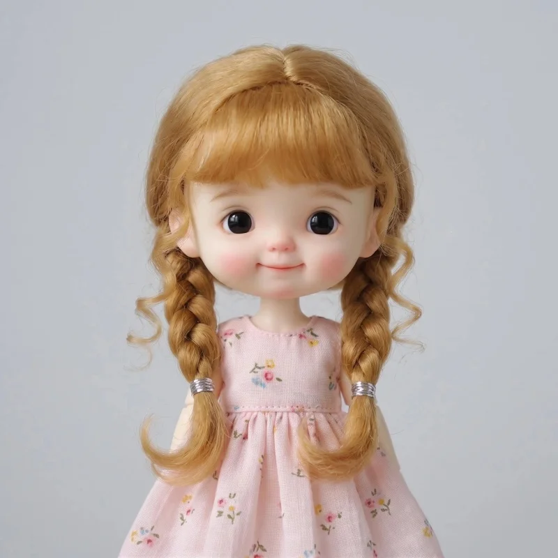 Colorful New Material Combed Mohair BJD Wig Anna hair 18