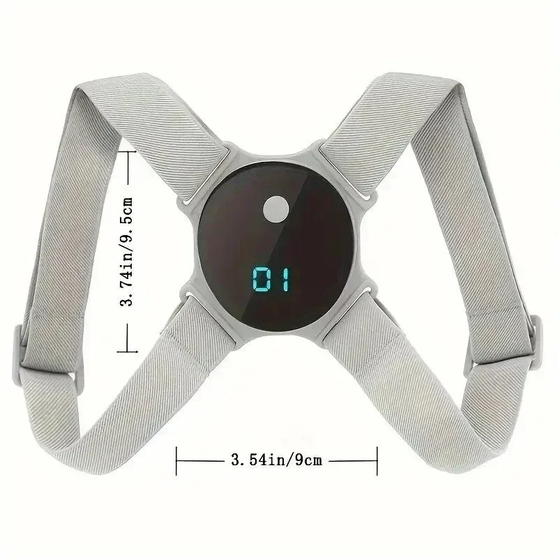 Intelligent Back Posture Correction with Vibration Reminder Invisible Potential Corrector Suitable for Adjustable Brackets