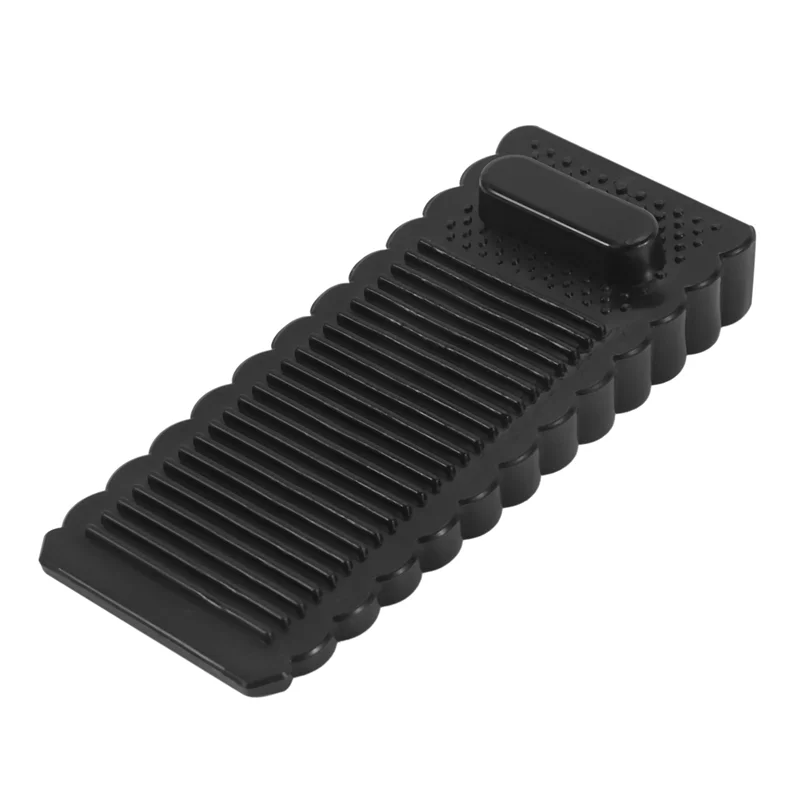 12 Pack Door Stopper Rubber Wedge - Sturdy And Stackable Door Stoppers - Slip-Resistant Rubber Door Stop Works On All