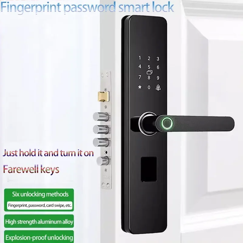 

Home key fingerprint lock anti-theft door universal door smart password door lock waterproof hotel apartment lock