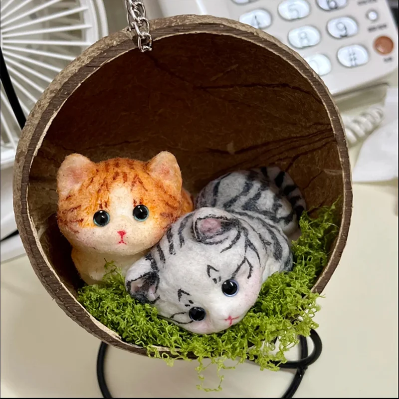 

Simulated Cat Mini Model Handmade Customization Decompression Kneading Toy Cute Desktop Decoration