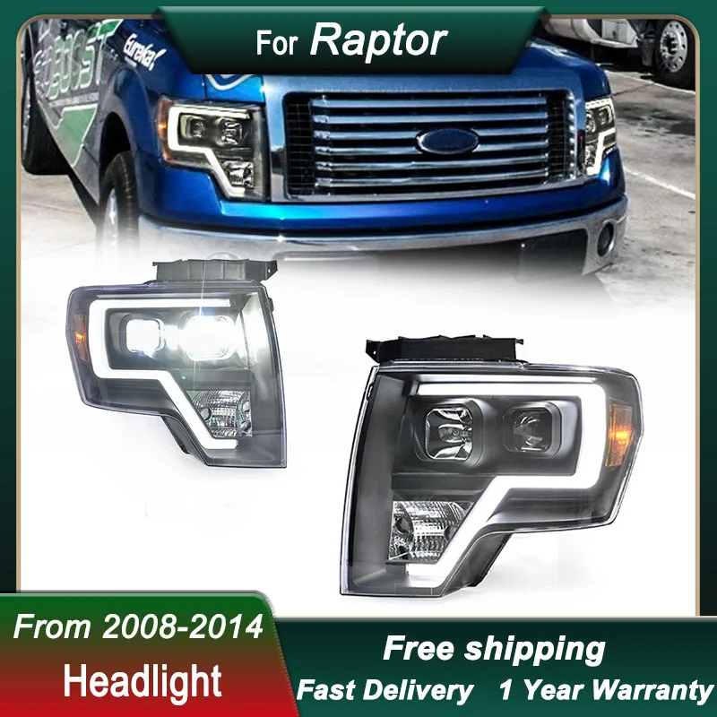 

Car Headlights for Ford Raptor F150 2008-2014 full LED Headlight DRL Dynamic Signal Head Lamp Bi Xenon Beam Headlamp Accembly