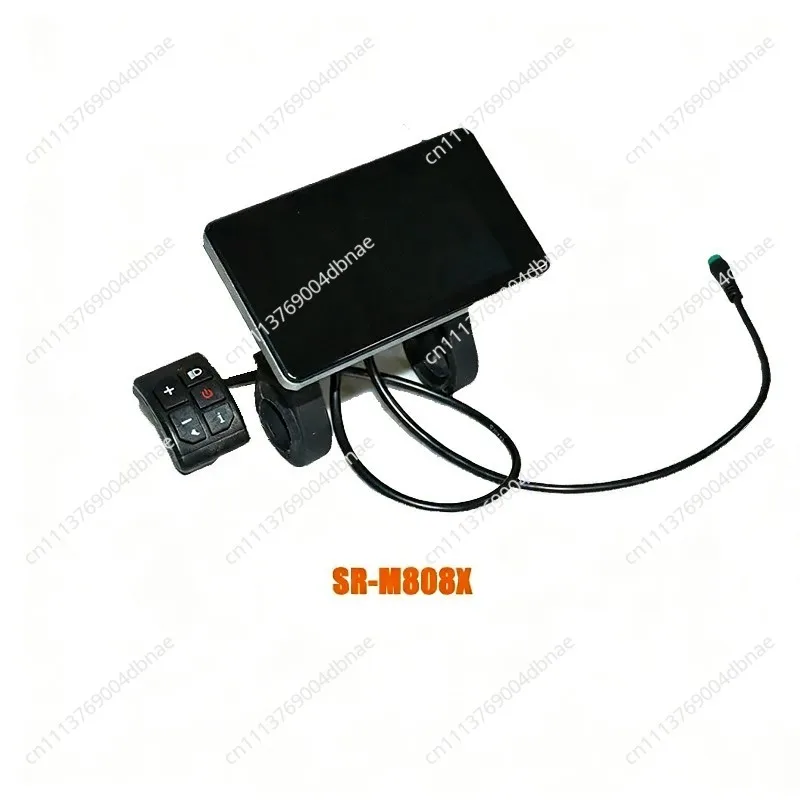 4 inch LCD Meter for E Bike 24V to 72V Voltage NFC Power On Off Light Sensor System 808 Display Speed Odometer Battery Gauge