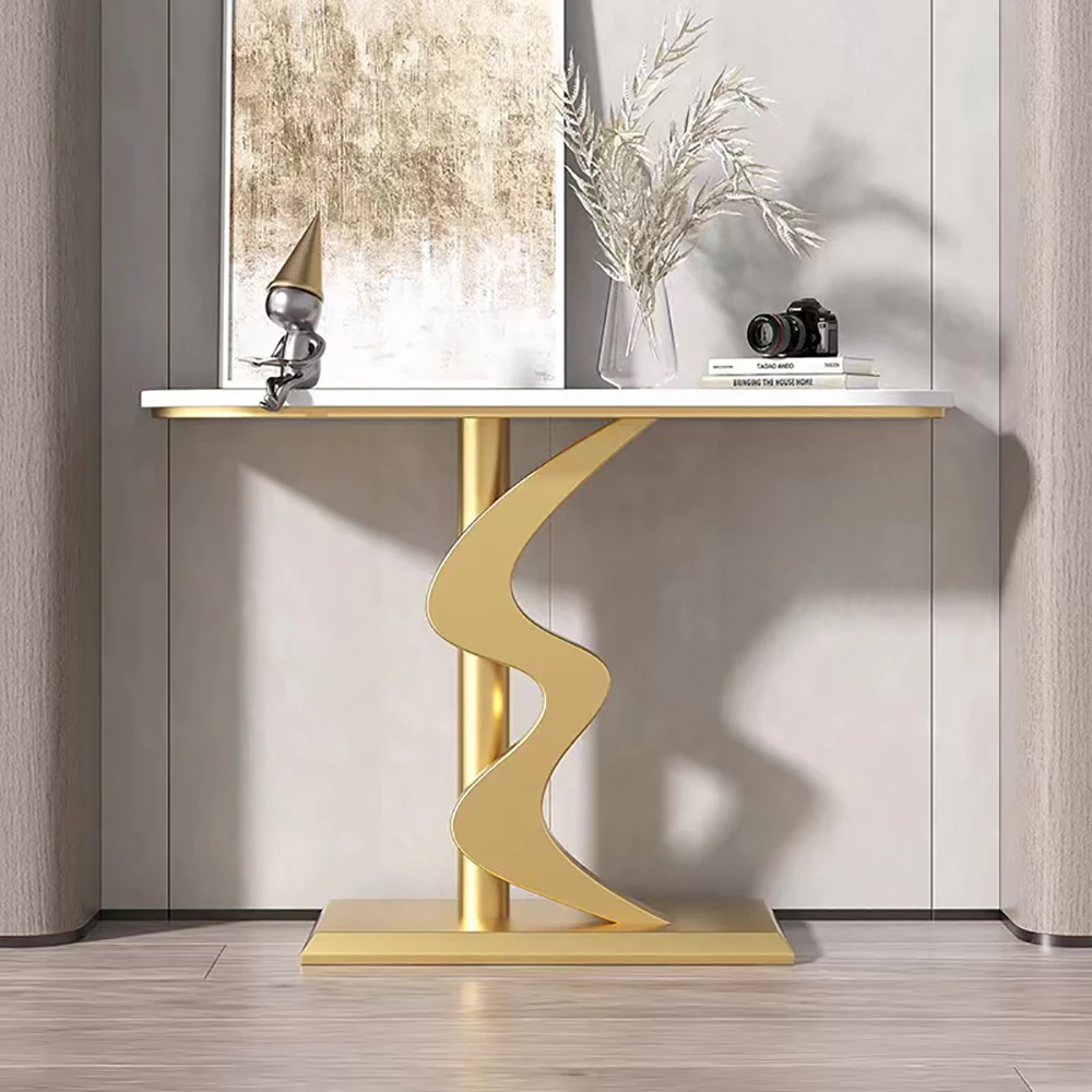 Trendy Luxury Console Table Nordic Aesthetic Classic Design Console Table Unique Elegant Woonkamer Tafel Living Room Furniture