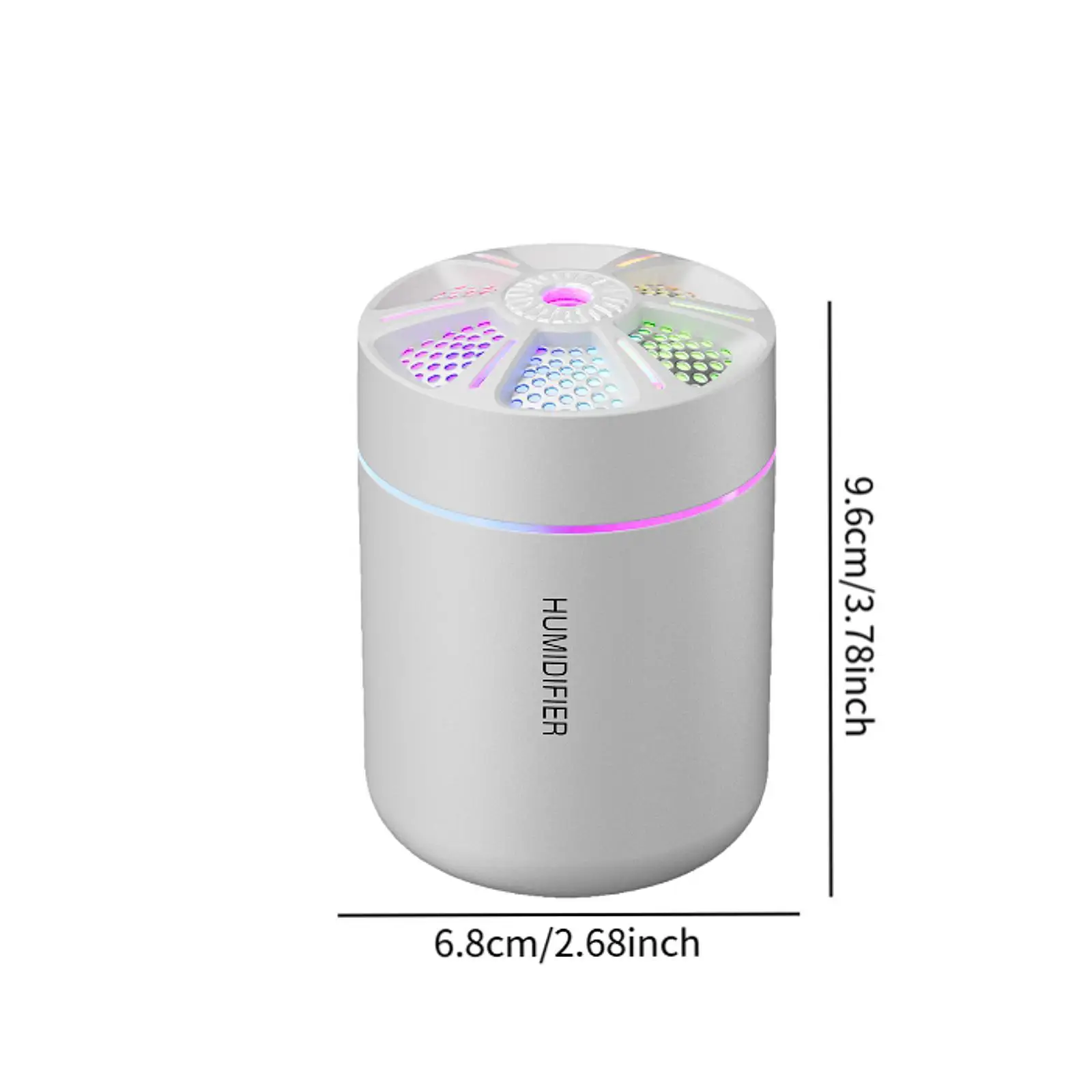 مرطب هواء صغير هادئ، موزع زيوت عطرية ممتاز، مرطب شخصي لسطح المكتب لغرفة المعيشة والفندق والمنزل والدراسة المنزلية