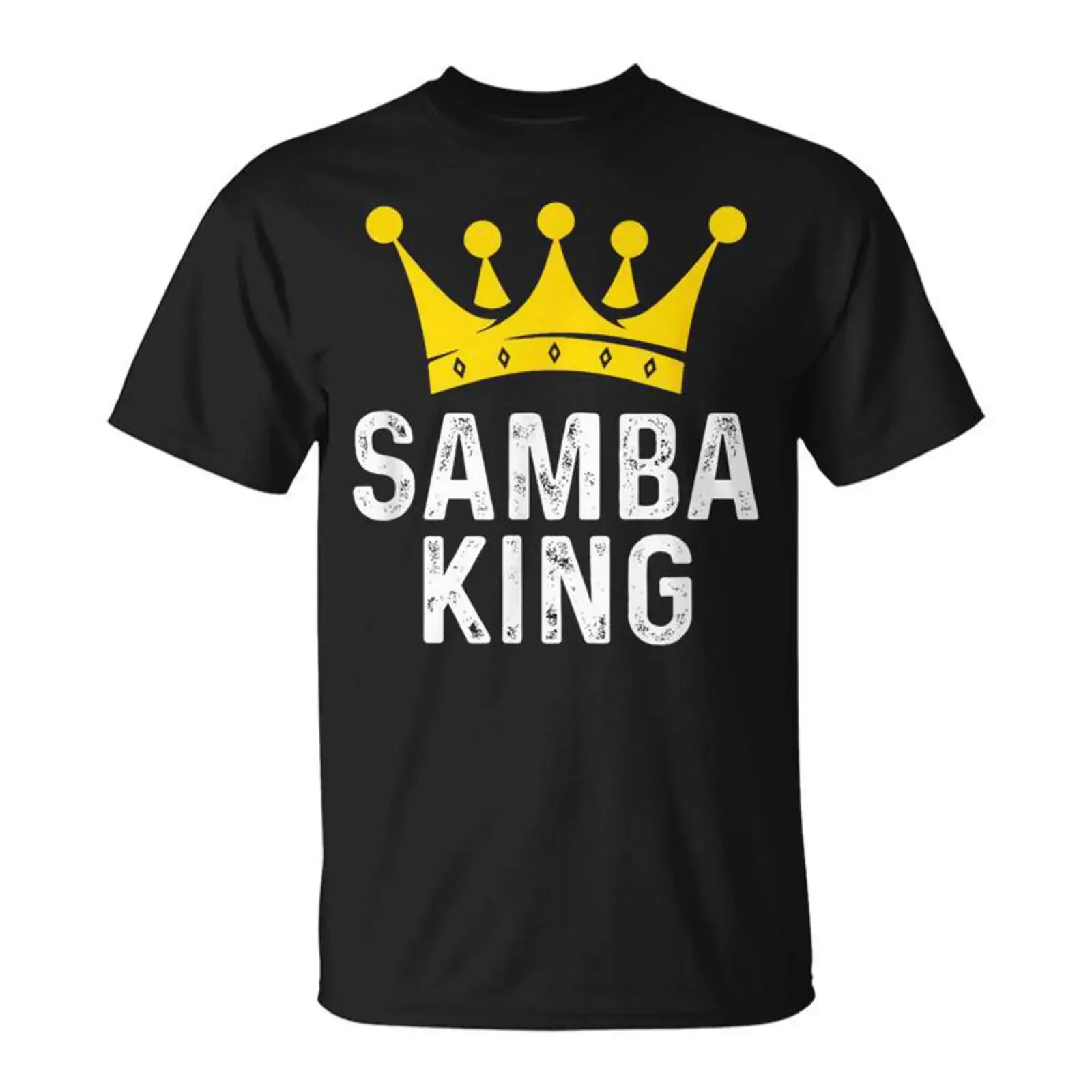 Samba King Cadeau Pour Danseuse Dealle De Bal T Shirt Cadeauxyz vintage Washed Slightly Top For Everyday Wear Versatile