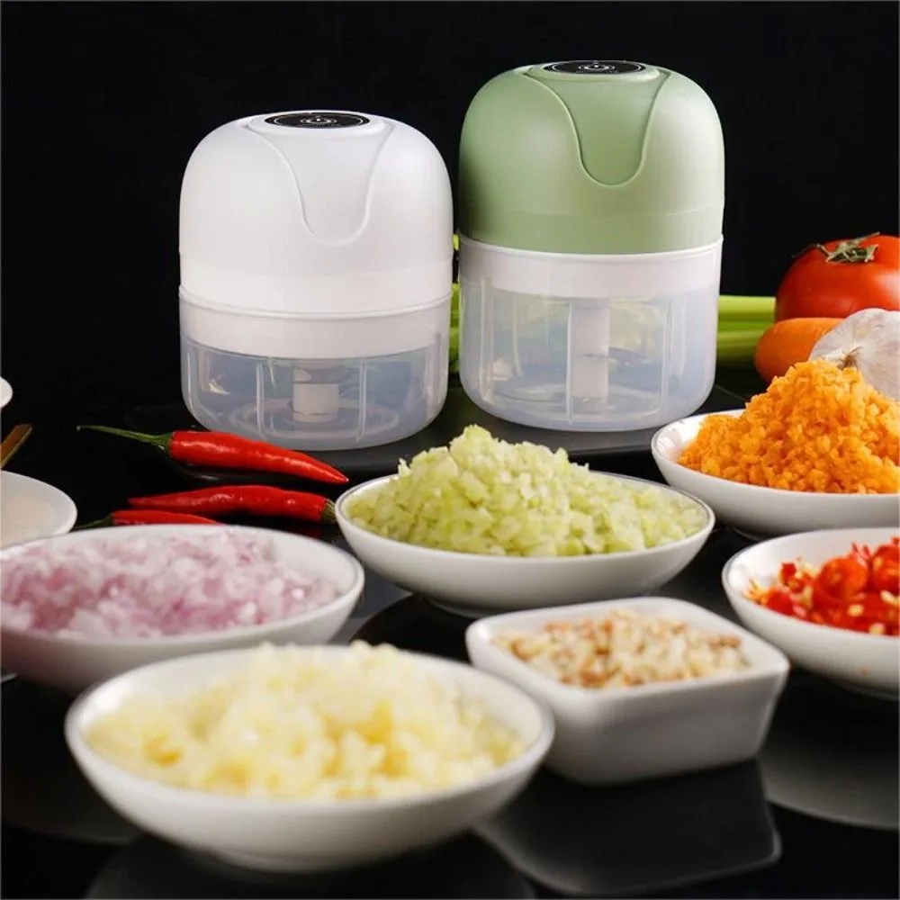 Meat Grinder USB Garlic Masher Machine 23W Mini Electric Garlic Chopper 100/250ml Mini Food Processor Jam