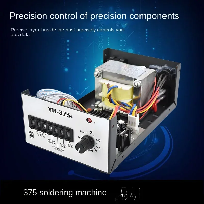 Hot salesAutomatic Soldering Machine 375C Circuit Board Lamp Wick Welding Pedal Handle Tin Soldering Machine