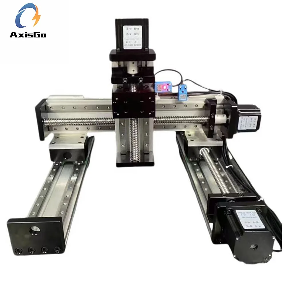 

Three-axis XYZ stepper slide module high-precision gantry screw smooth and stable high-load linkage motion control