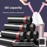 New Large 30L Thickened Handheld Garbage Bags Household Waste Disposal Trash Can Bags Eco-Friendly Durable Bag for Home Use