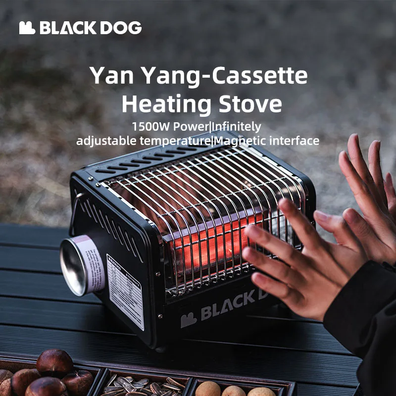 Blackdog Portable Camping Heater Picnic Grill Heater Outdoor Camping Tent Fishing Heater Hand Warmer Cassette Warmer Butane