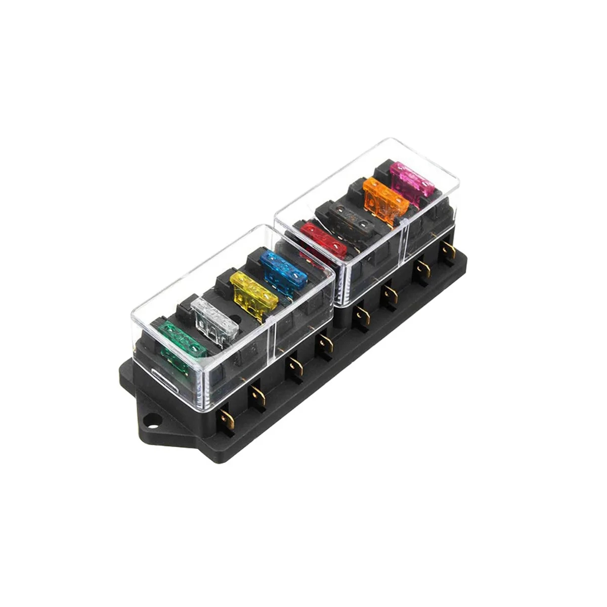 8-Way Car Medium Insert Fuse Box Multi-Way Overload Modified Base Junction Box Multi-Way Insurance Box Mp