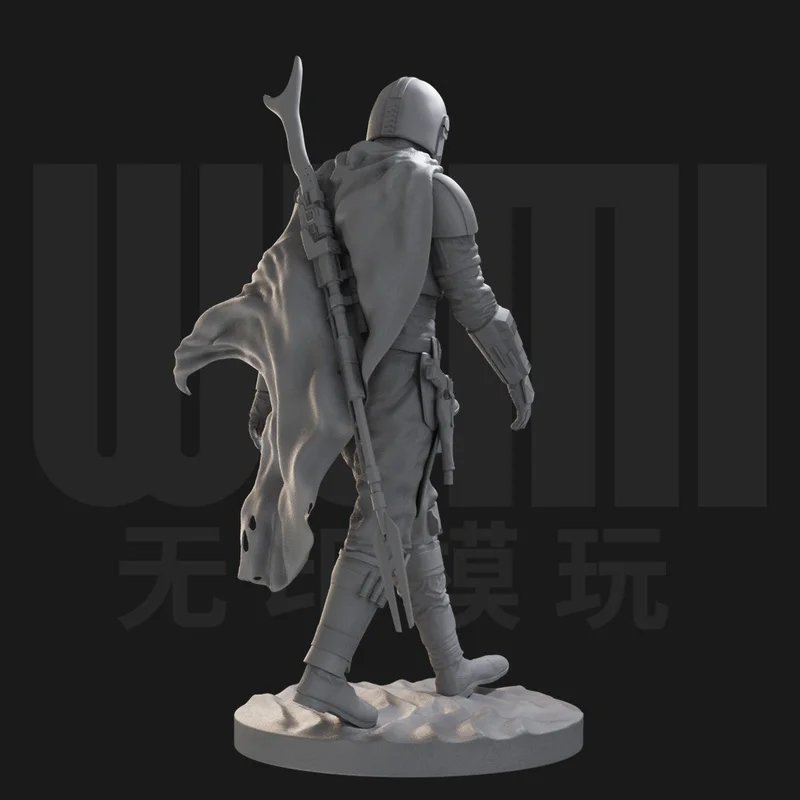 1/24 Mandalorian Wars 1/18 Scale Gk White Model Handmade 3d Printed Soldier Model Unsessed And Uncolored Kit
