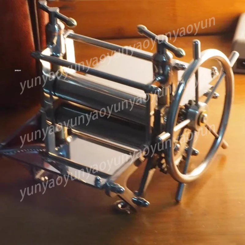 Mini Micro 100x200mm Desktop Manual Etching Press for Printmaking Art Creation