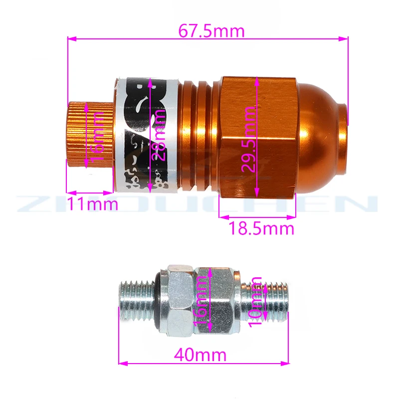 Motorcycle 10mm Anti-locked Braking System Brake Caliper Assist System Dirt Pit for Bike ATV Quad Go Kart GY6 Scooter ABS