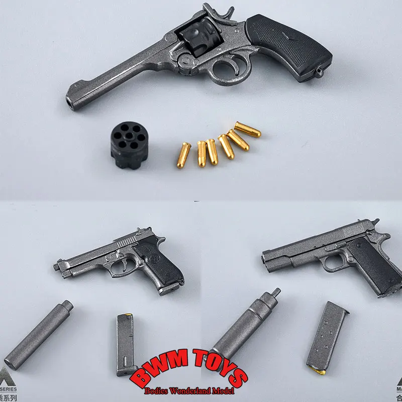 

In Stock ZYTOYS M9 M191 1/6 Scale Soldier Alloy Simulation Mini Pistol Model Accessories For 12Inch Action Figure Doll