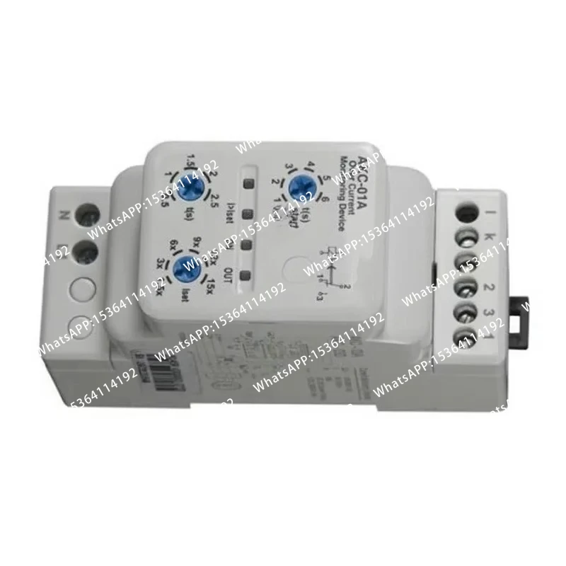 Din Rail Current Protective Relay Multi-setting Multifunction Overcurrent Protection Monitoring Device