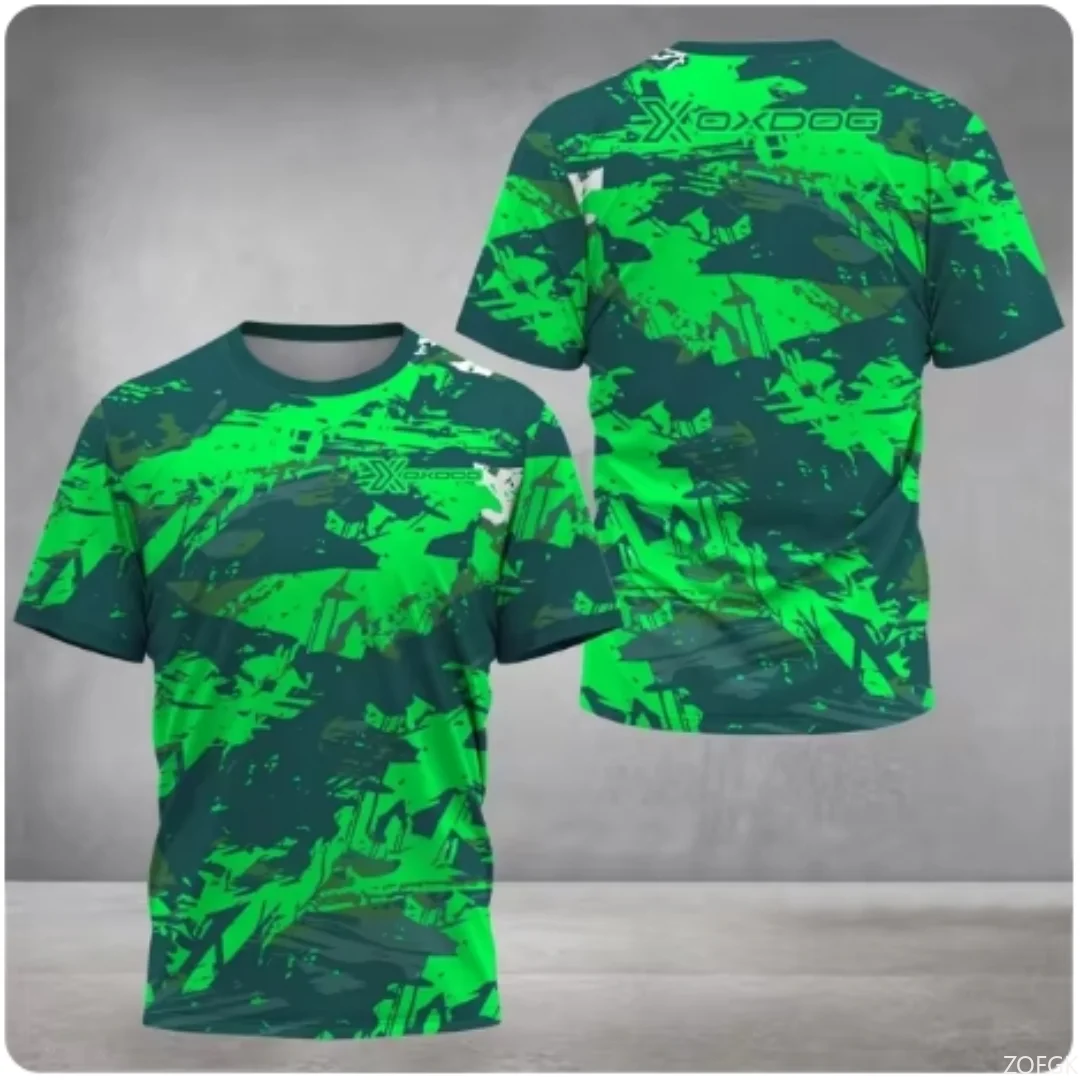 Men's Tennis Jersey Unisex Sports T-Shirt Clothing Breathable Quick Dry Short Sleeve T-Shirts Print Crew Neck Sports Tees Tops