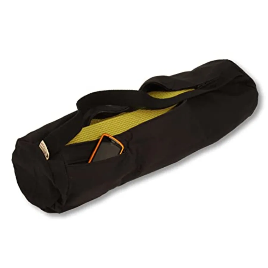 Premium Cotton Yoga Mat Bag with Shoulder Strap - Durable Breathable and Lightweight Gym Bag to Carry the Standard or Mat Sizes