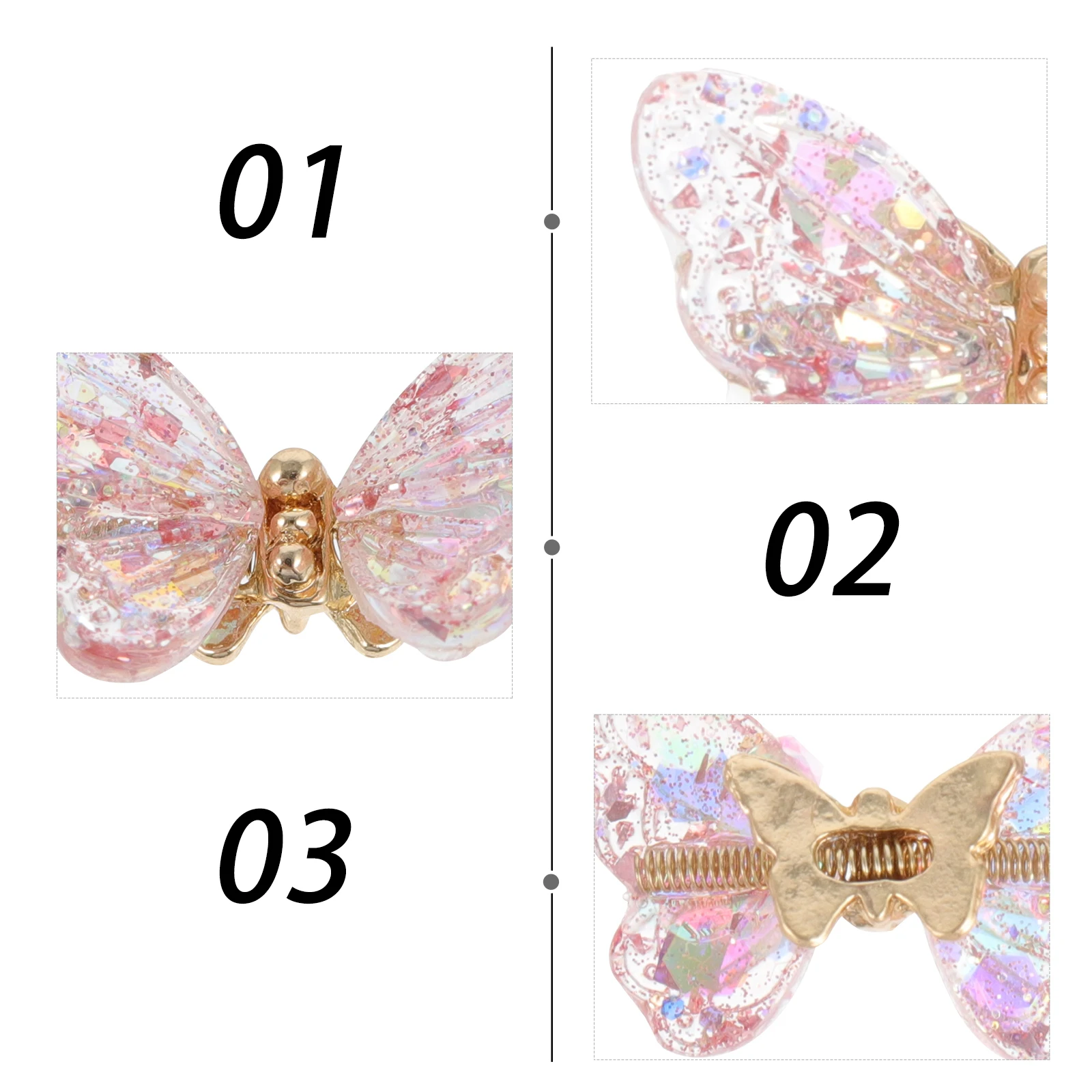 

5 Pcs Nail Art Accessories Trendy Charms Supplies Decorations Bowknot Studs Bulk Resin Embellishments DIY