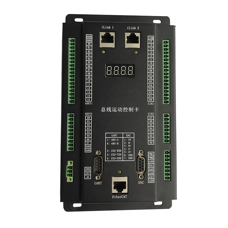 Bus motion control card New version card EtherCAT bus motion control card RS485 RS232Modbus Switch output/input 24