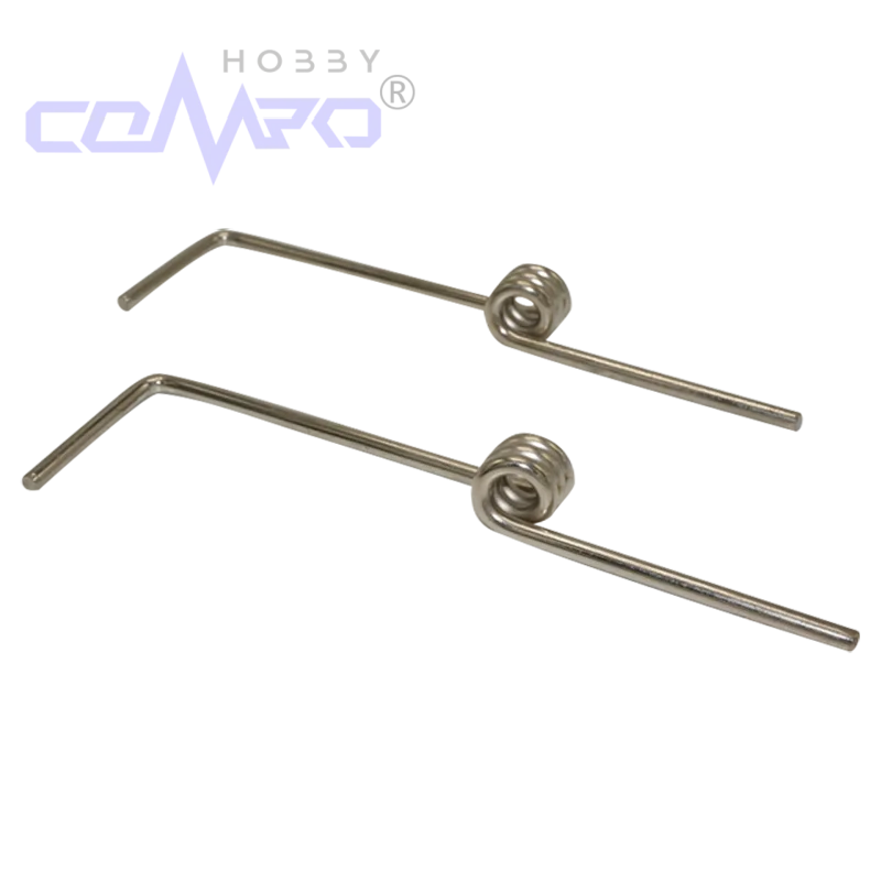 Support de roue arrière D2 mm, 5 pièces, ressort/D4mm de longueur 145mm, tige à ressorts métalliques, roue avant de train d'atterrissage pour pièces de modèle d'avion RC