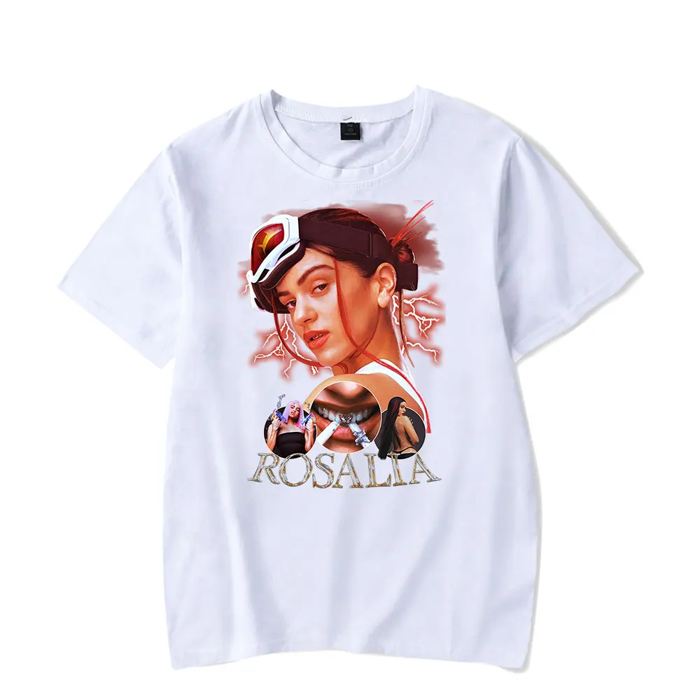 Rosalía Motomami Merch Rosalia TShirt Unisex Vintage 90s T-Shirt Men and Woman Short Sleeve Harajuku Funny TShirt Tops Women