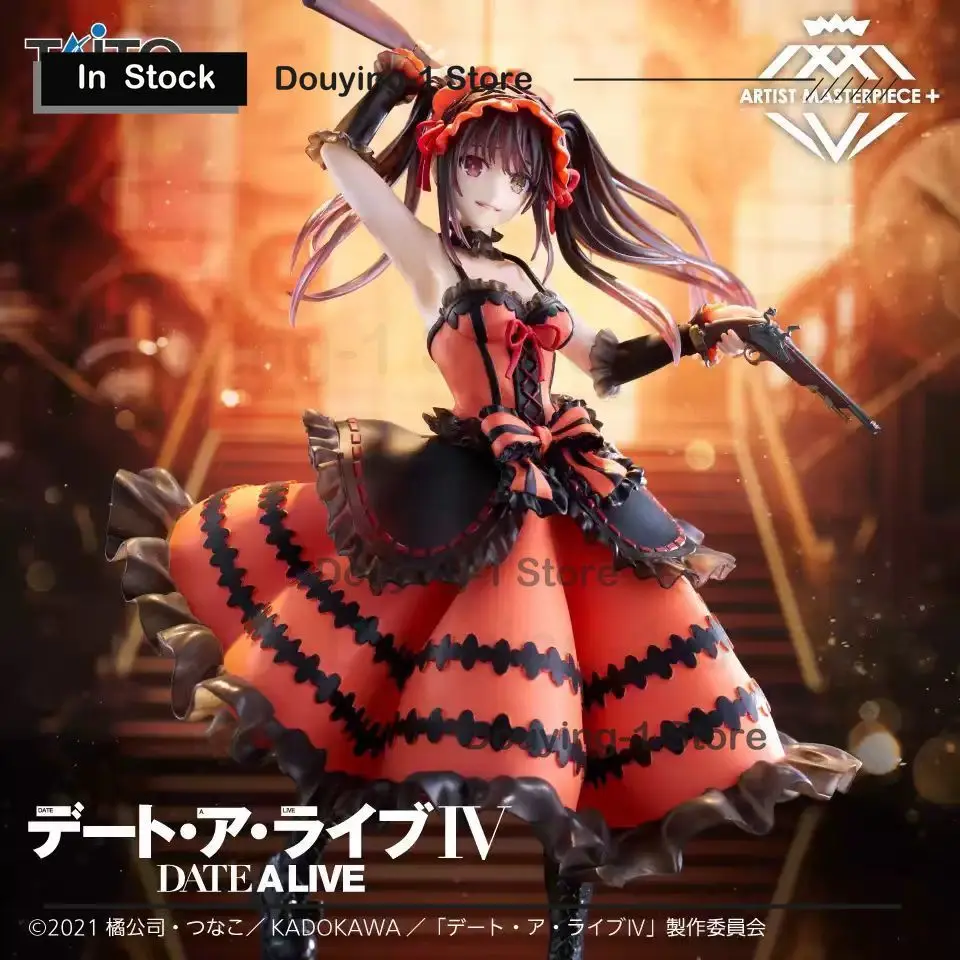 

In Stock Tatio Artist Masterpiece Date Alive Tokisaki Kurumi Primary Color AMP＋ Action Figure Model Collectible