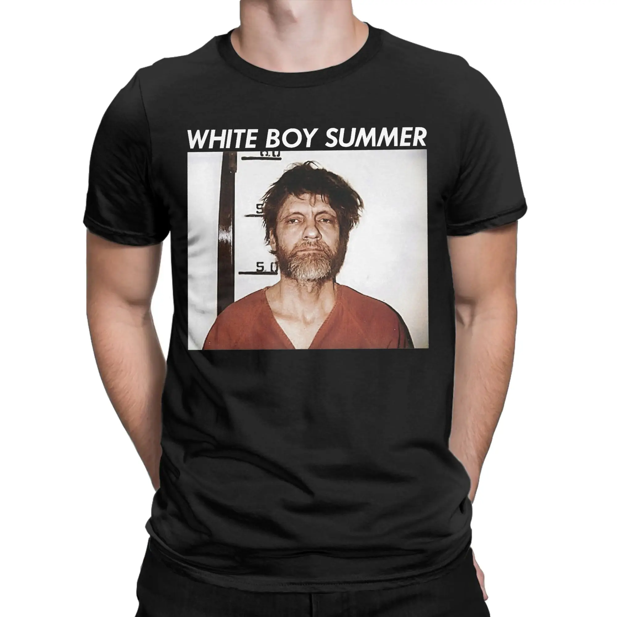 TED KACZYNSKI  T-Shirts Men Women  Novelty 100% Cotton Tee Shirt Round Collar Short Sleeve T Shirt Plus Size Clothes