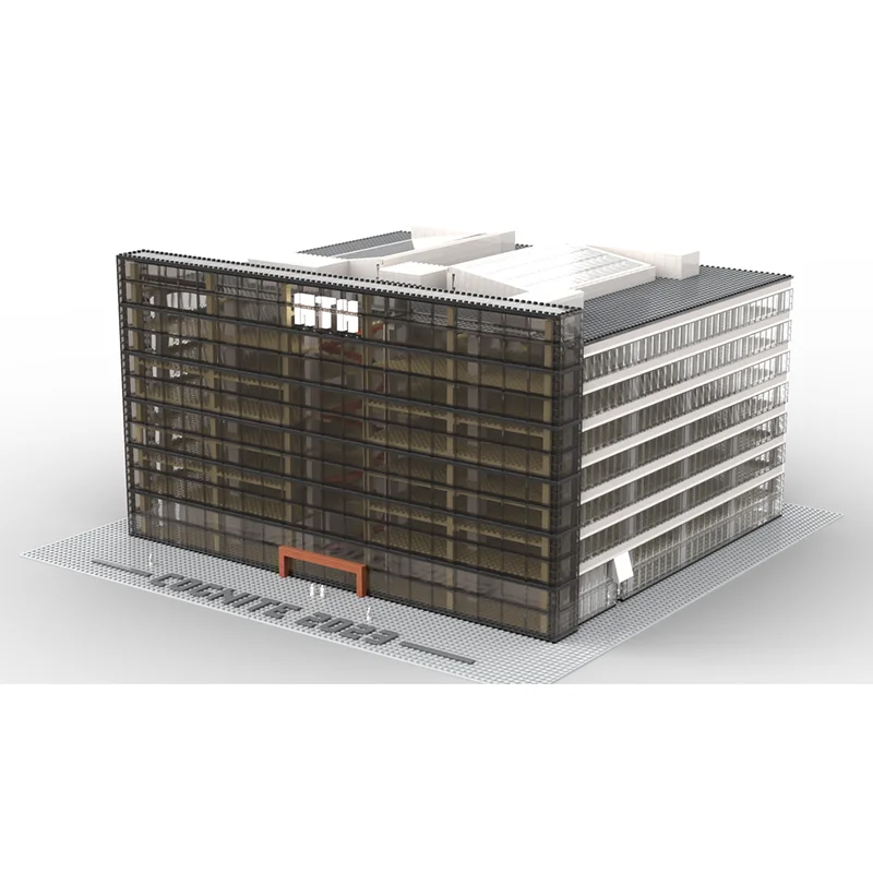 City Building Model Moc Building Bricks Technology Building Model Technology Modular Blocks Gifts Christmas Toys DlY Assembly