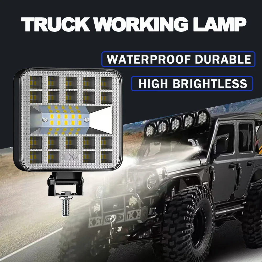 

29 LED Square LED Pods Off Road Lights Super Bright Waterproof Auxiliary Fog Lamp for Jeep Truck Car 4x4 Offroad Accessories