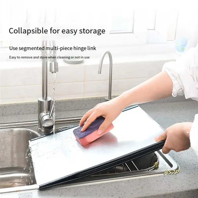 Three-Sided Kitchen Oil Splash Shield Splash Baffle Splash Heat Isolation Oil And Gas Stove Baffle