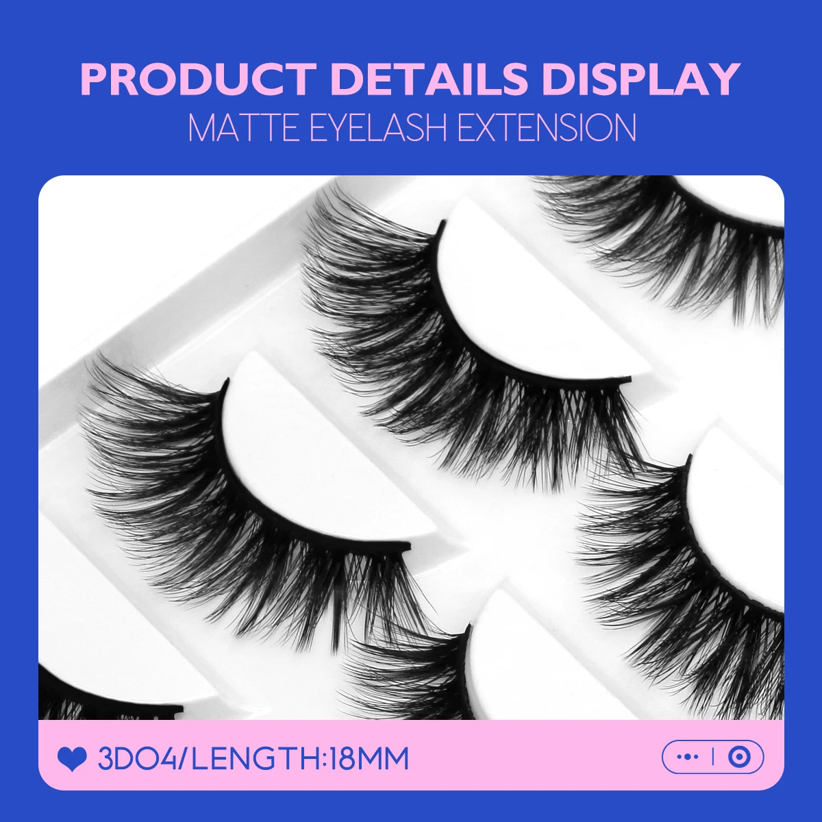 Lasvirey Fluffy Cat Eye Lashes 5D Fluffy Volume False Eyelashes Soft Wispy Natural Thick Full Strip Faux Mink Lashes Makeup