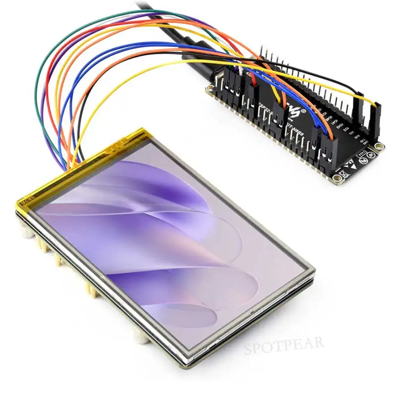 Picture 7: Raspberry Pi 3.5 inch LCD G Display Resistive Touch Screen 60FPS ST7796 320x480 Also For Arduino/Pico2/ESP32/RP2040/RP2350